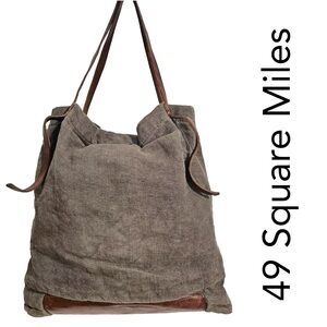 49 Square Miles Medium  Tote Shoulder Handbag